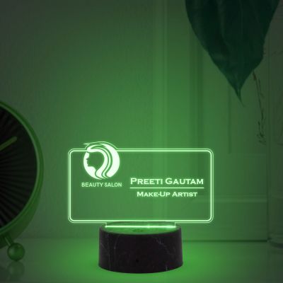 Make-Up-Artist Name Plate With Custom Name
